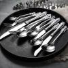 40-Piece Silverware,Service for 10Serving Set,Retro Royal SilverwareStainless Steel Flatware SetBeautifully Engraved Handle,Family gatheringsHotelsCommercialMirror Finish, Gift Box view 2