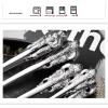40-Piece Silverware,Service for 10Serving Set,Retro Royal SilverwareStainless Steel Flatware SetBeautifully Engraved Handle,Family gatheringsHotelsCommercialMirror Finish, Gift Box view 4