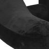 DriKou Travel Neck Pillow Adult Airplane Pillow, with Hat Inflatable Pillow Travel Essentials Washable and Adjustable, for Office Airplane and Car Rest (Black) view 3