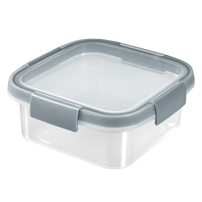 Curver CV-079 Smart Fresh Storage Container, Square 30.4 fl oz (900 ml), Food Storage Container, Food Container, Plastic Container, Microwave Safe, Dishwasher Safe, Freezer Safe