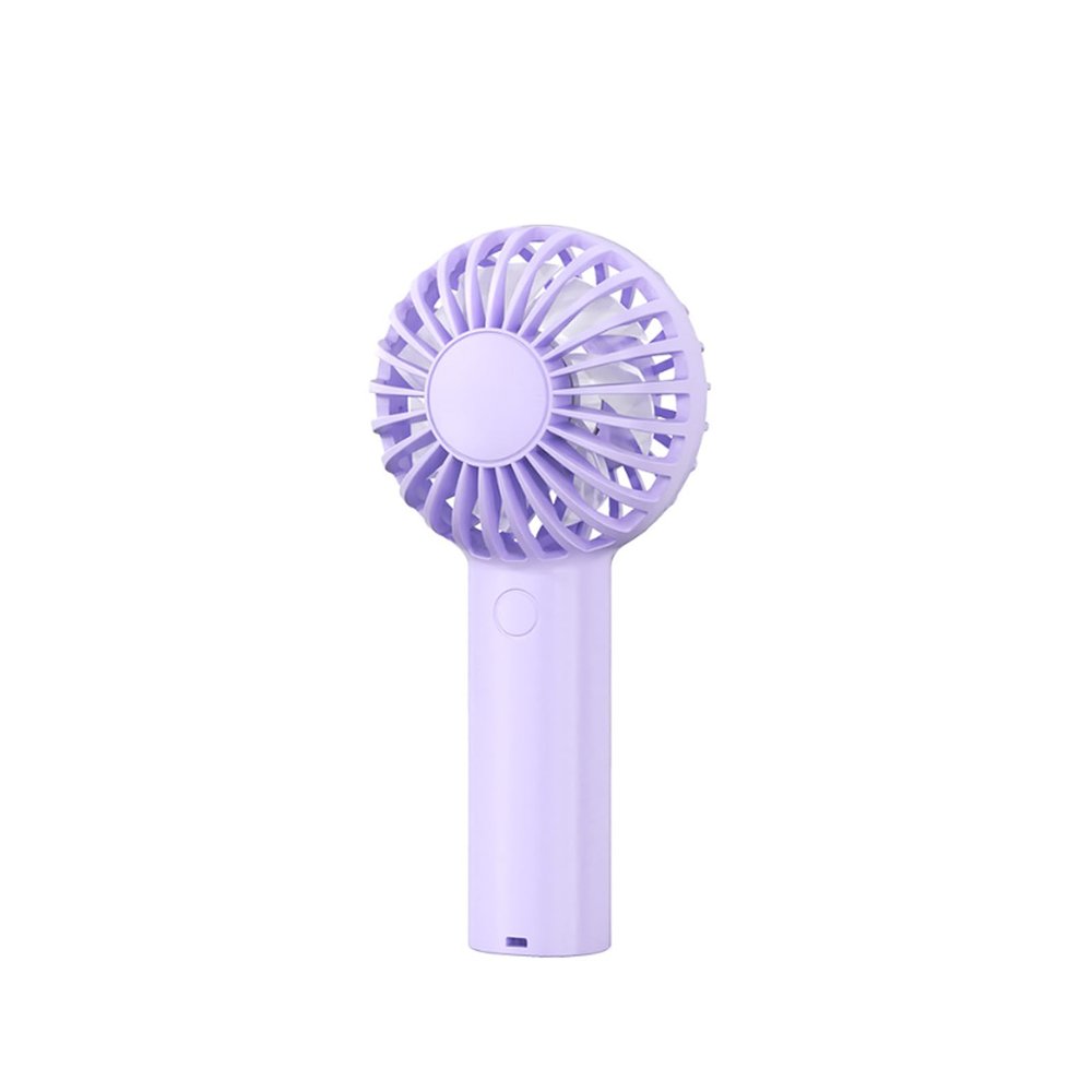 HomeLoft Basics Mini Fan Powerful Handheld Fan Rechargeable,2 Speeds Personal Small Hand Fan for Travel Makeup Girls Women, lightpurple