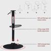 ZWSYQXIU Bar Chair Counter Stools Bar Stools Bar Stool Counter Height Stools Leather Counter Stool with Footrest Metal Legs Counter Breakfast Chairs Breakfast Stools Barstools(C,1Pieces) view 3