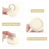 uxcell 4 Pcs Rubber Tub Stopper, Fit 48-49.5mm Bath Tub Drain Stoppers Sink Stopper Drain Plug with Hanging Ring for Bathtub Kitchen Bathroom, White view 3