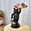 HomeLoft Basics Hriddhi Corporation Black Bull Dog Sculpture for Home Decor, Standard view 2