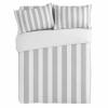 Alandar Home Duvet Cover Sets Grey Stripes White Striped,3 Piece Bed Set Ultra Soft Quilt Covers and Pillowcases,Modern Geometric Art Microfiber Bedding Set for Bedroom Guest Room Dorm view 4