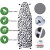 CMYCYDDPLY Luxury Ironing Board Cover and Pad, Ironing Board Covers, Drawstring Tightening, 2 Fasteners, Easy Fit, Scorch Resistant(Medium) view 3