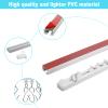 Self Adhesive Curtain Track,9.8FT Ceiling Curtain Track No Drill,Curtain Track Ceiling Mount, Curtain Track for RV,Trailer,Home view 2
