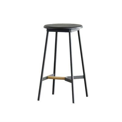 LUNIZ Barstools Bar Chair Modern Wrought Iron Reception Bar Stool Home Kitchen Restaurant Cafe Creative Decoration Backrest Bar Chair Modern Bar Chair(E)