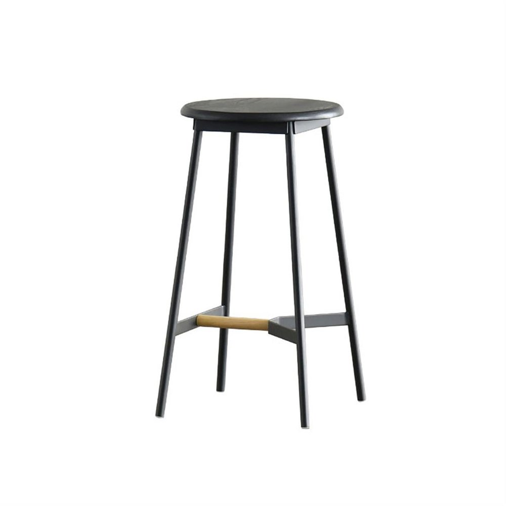 LUNIZ Barstools Bar Chair Modern Wrought Iron Reception Bar Stool Home Kitchen Restaurant Cafe Creative Decoration Backrest Bar Chair Modern Bar Chair(E)