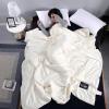 XHCTNN Cold Air Condition Thin Blanket, New Cool Ice Silk Quilt Cooling Fabric Air Condition Quilt Lightweight Plain Cooled Comforter(E,200x230cm) view 1