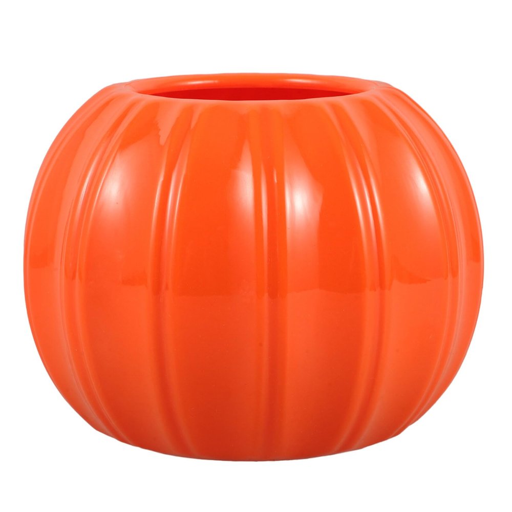 ULTECHNOVO Creative Pumpkin Shape Vase for Dry Unique Mini Plant Pot Vase for Home Room Office Party Wedding