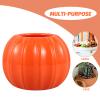 ULTECHNOVO Creative Pumpkin Shape Vase for Dry Unique Mini Plant Pot Vase for Home Room Office Party Wedding view 3