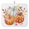 Pumpkin Fall Polka Dots Drying Mats for Kitchen Counter, Autumn Leaf Microfiber Absorbent Dish Drainer/Rack Mat,Reversible Hangding Quick Drying kitchen Decor,18x24 Machine Washable view 1