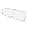 KEVINSPACE 102" Sofa Couch for Living Room, Modern 3-Seat Upholstered Sofa Couch Comfy Sofa Boucle Sofa for Apartment Bedroom Dorm Office, Modern Furniture 2 Pillows, Gray view 2