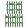 PATIKIL Floral Boutonnieres Magnet Corsage Brooches 15 Pair Magnet Flower Pins Boutonnieres Corsage for Flowers Making DIY Wedding, Green view 1