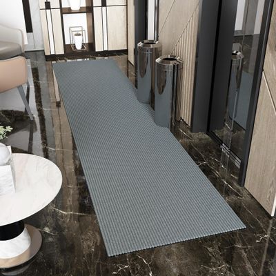 Ottomanson 3x47 Hallway Runner Rug Non-Slip Indoor Outdoor Door Mat