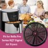 CyHiThai 8QT Round Air Fryer Grill Crisper Plate for Bella Air Fryers(MODEL: KZ-80D16(11)), Upgraded Grill Pan Crisper Tray Insert Grate Rack Grid Shelf for 8QT Bella Air Fryer, Dishwasher Safe view 2