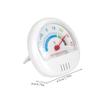 Mechanical Large Dial Thermometer, ABS Refrigerator Freezer Thermometer Fridge Analog Thermometer for Freezer Refrigerator Cooler(White) view 2