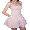 Udeniy Womens Summer Casual Dresses Sexy Spaghetti Strap Dresses V Neck Floral Mini Dresses Club Dresses Womens Date Night view 1