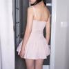 Udeniy Womens Summer Casual Dresses Sexy Spaghetti Strap Dresses V Neck Floral Mini Dresses Club Dresses Womens Date Night view 4