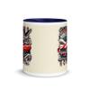 1969 Camaro Z28 Graphic Patriotic Bald Eagles Stars and Stripes Retro Automotive Mug with Color Inside view 2