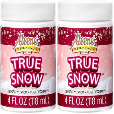 Aleene's True Snow 4oz Party Supplies, White (Pack of 2)