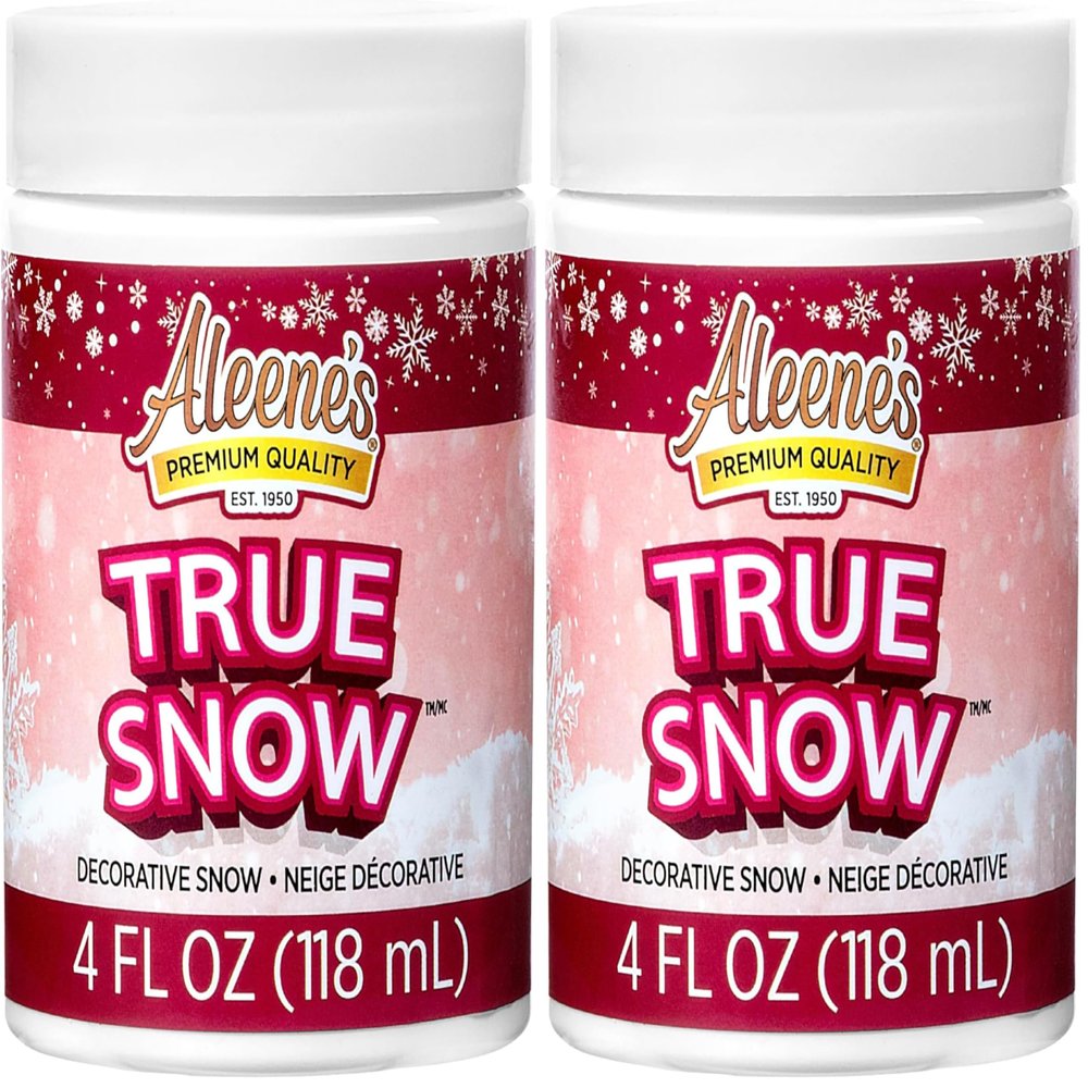 Aleene's True Snow 4oz Party Supplies, White (Pack of 2)