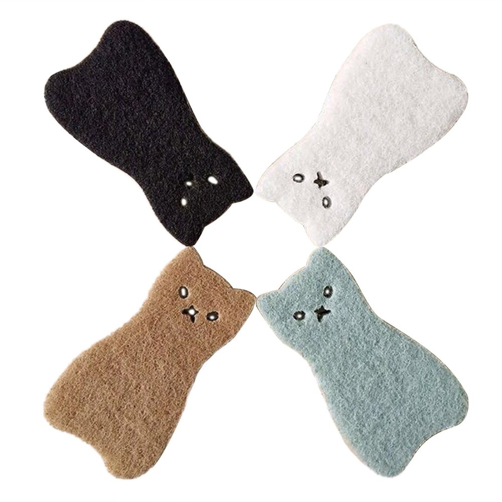 4PCS Sponge Cat Shaped Sponges Pad Set Absorbent and Quick Drying Perfect for Everyday