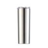 20 oz skinny tumbler with lid,Stainless steel straight cup, Stainless steel skinny tumbler, Hot sublimation coating stainless steel cup, Car straight cup, Straw water cup,Insulated tumbler (Silver) view 1