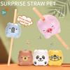 A Straw That Makes Surprising Sounds, with 9Sound Effects, with Random Fun Sound Effects of Cute Animal-Shaped Musical Straws,Special Vocal Talking Singing Straws for Kids, Reusable Straws view 3