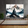 Sense Canvas Meditation Strength Resilience 9 Canvas Art - Home Decor Wall Art Print Poster Painting Small 16x12 / 1.5" view 2
