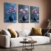 IHAYATE Set Of 3 Kitchen Pictures For Wall Large Canvas Wall Art Pink,black Pictures Farmhouse Wall Decor For Living Room Home Decorations-20x30cm(8x12in) x3 Framed view 4