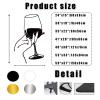 SZI Wine Glass Metal Wall Art, Woman Drinking Wine Home Decor, Line Wall Art, Bar Metal Sign, Modern Wall Decor Dining Room, Kitchen (30 x 19 in / 76 x 48 cm, Gold) view 4