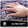 OLANLY Bathroom Rugs 24x16, Extra Soft and Absorbent Microfiber Bath Mat, Non-Slip, Machine Washable, Quick Dry Shaggy Bath Carpet, Suitable for Bathroom Floor, Tub, Shower (Small, Purple) view 2