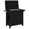 3-in-1 Serving Cart Black Polypropylene,3in1 Outdoor Rolling Serving Cart with 21 Gal Ice Bucket for Drinks and Food Prep Kitchen & Dining Carts view 2