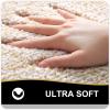 OLANLY Bathroom Rugs 24x16, Extra Soft and Absorbent Microfiber Bath Mat, Non-Slip, Machine Washable, Quick Dry Shaggy Bath Carpet, Suitable for Bathroom Floor, Tub, Shower (Small, Light Beige) view 2