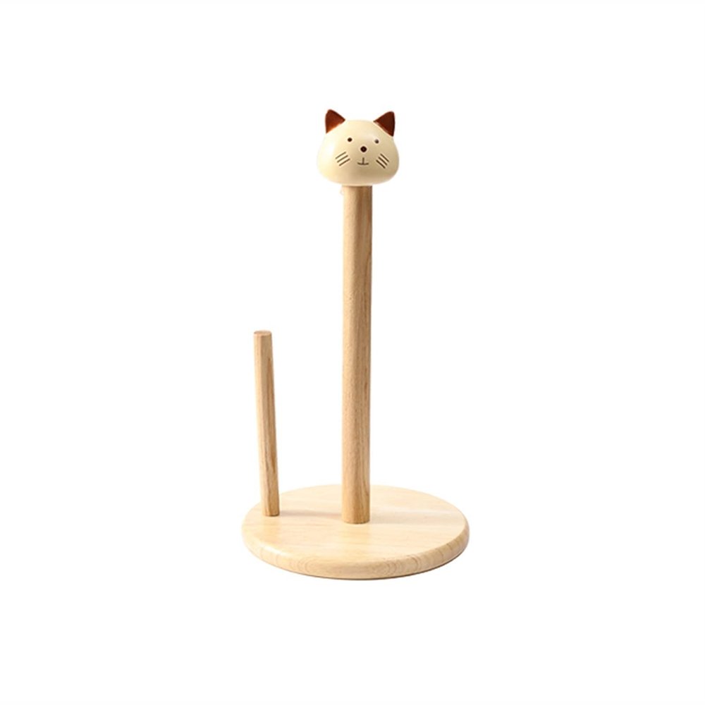 Kitchen Roll Holder Kitchen Paper Towel Holder - Desktop Creative Vertical Tissue HolderFree Standing Kitchen Roll Stand for Home Bedroom Bathroom Kitchen Paper Roll Holder(D)