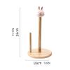 Kitchen Roll Holder Kitchen Paper Towel Holder - Desktop Creative Vertical Tissue HolderFree Standing Kitchen Roll Stand for Home Bedroom Bathroom Kitchen Paper Roll Holder(D) view 2