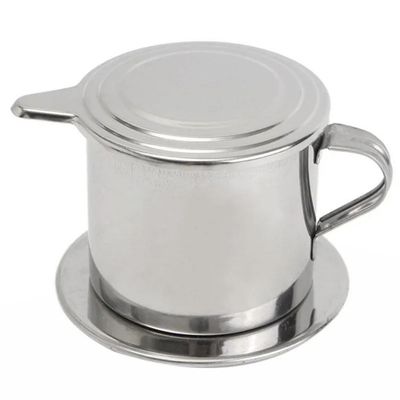 HomeLoft Basics Stainless Steel Coffee Drip Filter Maker Pot Infuse Cup, Coffee Dripper, Reusable Coffee Filter Coffee Maker for Home Office Camping(70ml), AM15SD0KWL6US