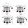 HomeLoft Basics Stainless Steel Coffee Drip Filter Maker Pot Infuse Cup, Coffee Dripper, Reusable Coffee Filter Coffee Maker for Home Office Camping(70ml), AM15SD0KWL6US view 2