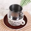 HomeLoft Basics Stainless Steel Coffee Drip Filter Maker Pot Infuse Cup, Coffee Dripper, Reusable Coffee Filter Coffee Maker for Home Office Camping(70ml), AM15SD0KWL6US view 4