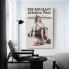 40+Norman Rockwell Illustration Art Lazybones (Boy Alseep with Hoe), 1919 Poster Print Decorative Painting Canvas Wall Art Living Room Posters Bedroom Painting Unframed 12x18inch view 3