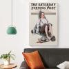 40+Norman Rockwell Illustration Art Lazybones (Boy Alseep with Hoe), 1919 Poster Print Decorative Painting Canvas Wall Art Living Room Posters Bedroom Painting Unframed 12x18inch view 4