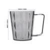 HOLIDYOYO 2pcs Portable Rounded Toothbrush Cups Lightweight Bathroom Mouthwash Holder Stylish Travel-Friendly Mugs for Daily Oral Care White Grey view 3