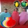 72 Inch Giant Human Shaped Balloon for Weddings, Birthdays, and Events - Thick Latex Balloon Garland for Baby Showers, Wedding Photography, Party Decorations (Orange) view 4