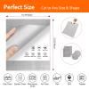 Demiwise 3 Pack Silver Oven Liners for Bottom of Oven, 16x24 Inch Thick Heavy Duty Non Stick Teflon Oven Mats, BPA and PFOA Free Reusable Oven Liners for Bottom of Electric Oven view 2
