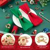 24 Pcs Christmas Napkin Rings Holiday Napkin Holders Rings for Cloth Napkins Christmas Table Dinner Home Decorations (6 Style) view 4