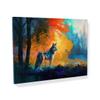 Sense Canvas Wolf Scene 82 Canvas Art - Home Decor Wall Art Print Poster Painting Small 16x12 / 1.5" view 1