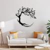 Metal Tree Wall Art - Tree of Life Metal Art, Modern Aesthetic Wall Decor for Living Room & Bedroom (24"x24"/60x60 cm, Silver) view 2