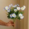 HVNTQI Fake Silk Daisies Flowers Artificial Wild Realistic Faux Flowers Uv Resistant Flowers for Outside Summer Bulk Plastic Garden Party Wildflower Party Decorations (Blue) view 3